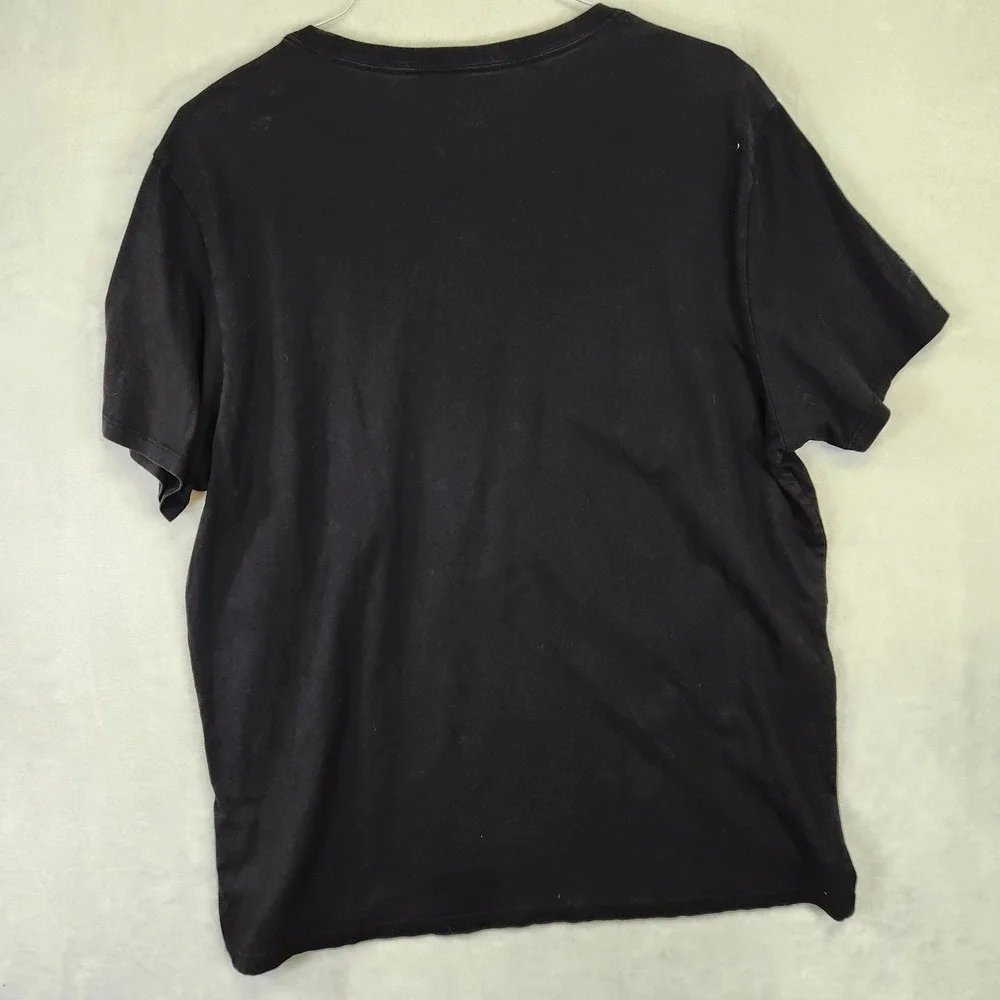 GUESS Mens Up All Night‎ Graphic T-Shirt Black XXL Short Sleeve Crewneck Cotton - Picture 6 of 6